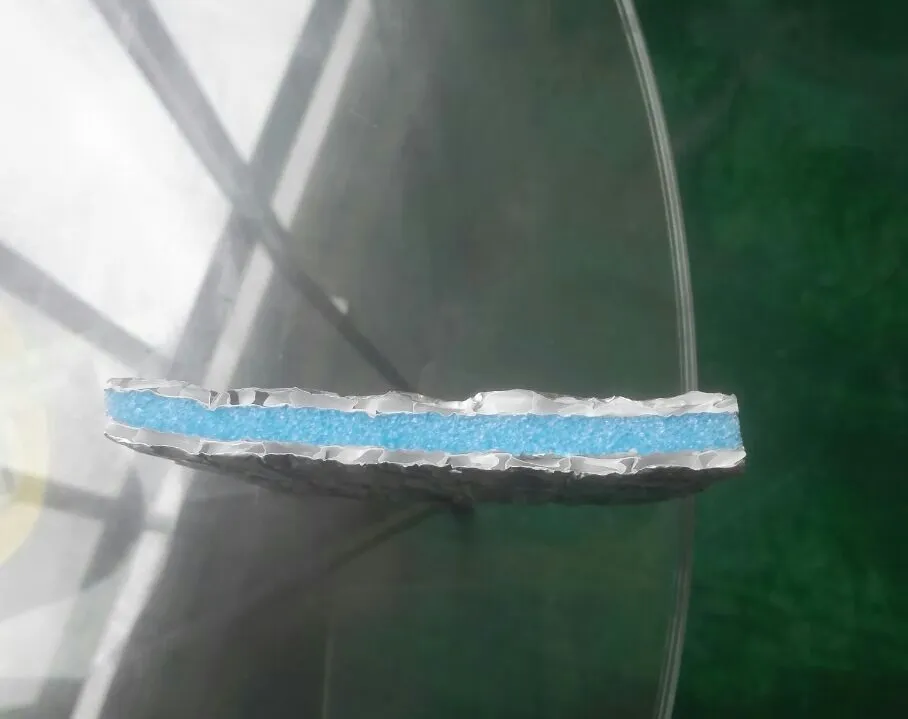 Customized Waterproof Multi Layer Foil Insulation Excellent Performance Metalized Pet Film Bubble Foam Thermal Insulation Material for Building / Roofing /Wall